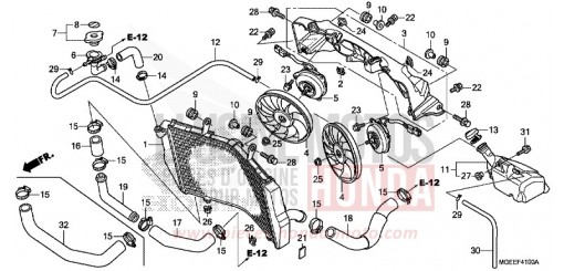 RADIATEUR VFR1200FF de 2015